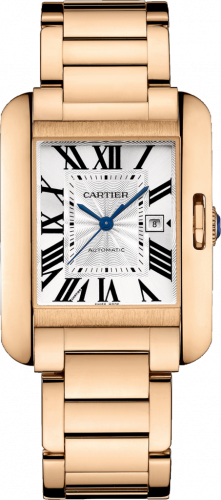 Cartier Tank Anglaise 29.8 Pink Gold / Silver / Bracelet W5310003