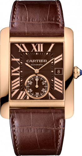 Cartier Tank MC 34.3 Pink Gold / Chocolate W5330002
