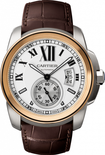 Cartier Calibre de Cartier 42 Stainless Steel / Pink Gold / Silver W7100039