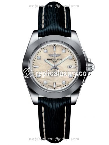 Breitling Galactic 32 Sleek Edition Stainless Steel / Pearl Diamond / Sahara W7133012/A801/210X/A14BA.1