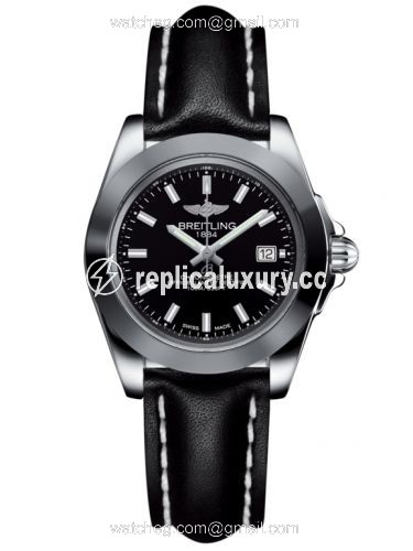 Breitling Galactic 32 Sleek Edition Stainless Steel / Trophy Black / Calf W7133012/BF62/408X/A14BA.1