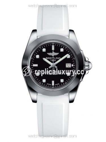 Breitling Galactic 32 Sleek Edition Stainless Steel / Trophy Black Diamond / Rubber W7133012/BF63/164S/A14S.1