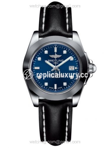 Breitling Galactic 32 Sleek Edition Stainless Steel / Horizon Blue Diamond / Calf W7133012/C966/408X/A14BA.1
