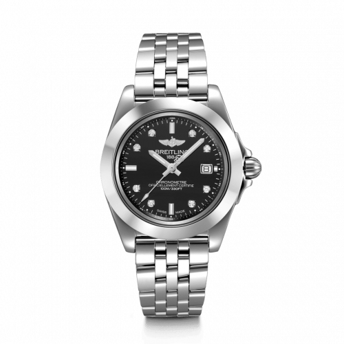 Breitling Galactic 32 Sleek Edition Stainless Steel / Trophy Black Diamond / Bracelet W71330121B1A1
