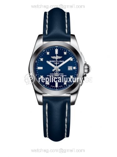 Breitling Galactic 29 Stainless Steel / Horizon Blue Diamond / Calf W7234812/C965/486X/A12BA.1