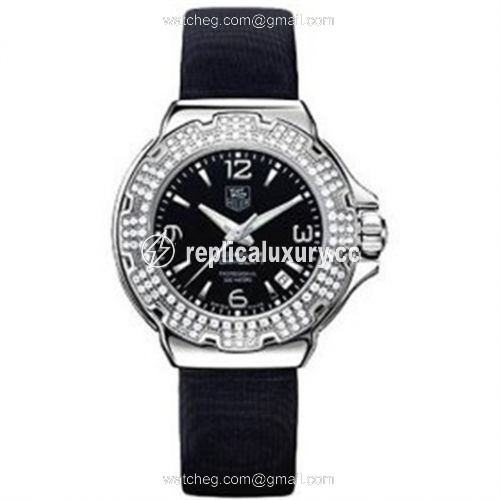 TAG Heuer Formula 1 Quartz 37 Stainless Steel / Diamond / Black / Fabric WAC1214.FC6218