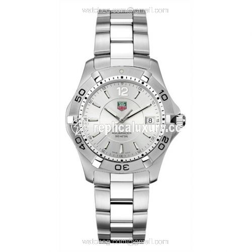 TAG Heuer Aquaracer 300M Quartz 38.4 Stainless Steel / Silver / Bracelet WAF1112.BA0801