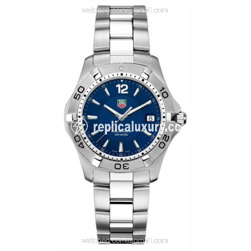 TAG Heuer Aquaracer 300M Quartz 38.4 Stainless Steel / Blue / Bracelet WAF1113.BA0801