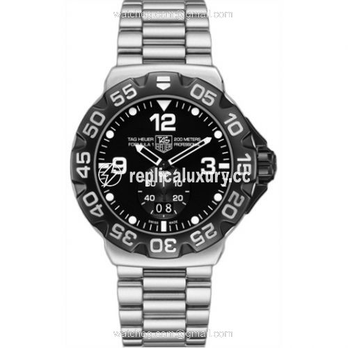 TAG Heuer Formula 1 Big Date 44 Stainless Steel / Black / Bracelet WAH1010.BA0854
