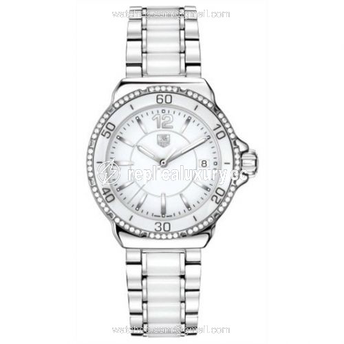 TAG Heuer Formula 1 Quartz 37 Stainless Steel / Diamond / White / Bracelet WAH1213.BA0861