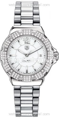 TAG Heuer Formula 1 Quartz 37 Stainless Steel / Diamond / White / Bracelet WAH1218.BA0852