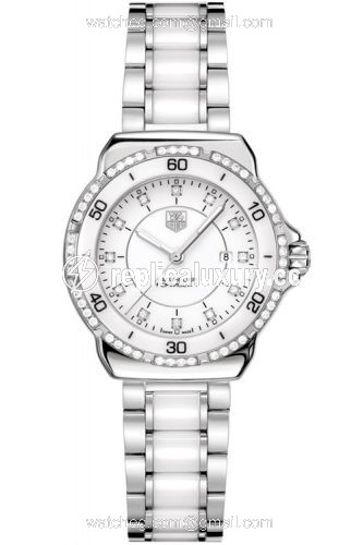 TAG Heuer Formula 1 32 Stainless Steel / Diamond / White / Bracelet WAH1313.BA0868