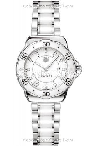 TAG Heuer Formula 1 32 Stainless Steel / White - Diamond / Bracelet WAH1315.BA0868