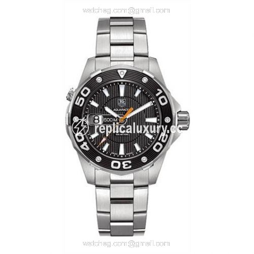 TAG Heuer Aquaracer 500M Quartz 43 Stainless Steel / Black / Bracelet WAJ1110.BA0870