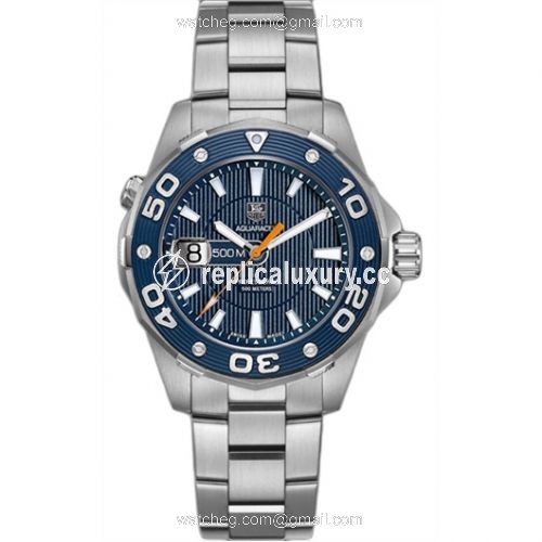 TAG Heuer Aquaracer 500M Quartz 43 Stainless Steel / Blue / Bracelet WAJ1112.BA0870