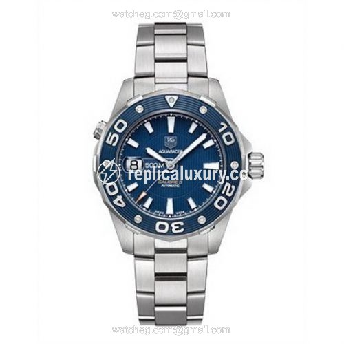 TAG Heuer Aquaracer 500M Calibre 5 43 Stainless Steel / Blue / Bracelet WAJ2112.BA0870