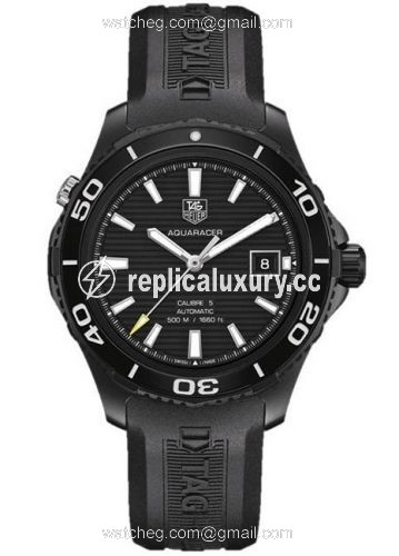 TAG Heuer Aquaracer 500M Calibre 5 41 Titanium PVD / Black / Rubber WAK2180.FT6027