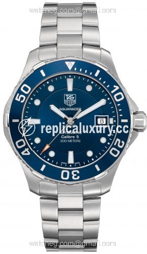 TAG Heuer Aquaracer 300M Calibre 5 41 Stainless Steel / Blue / Bracelet WAN2111.BA0822