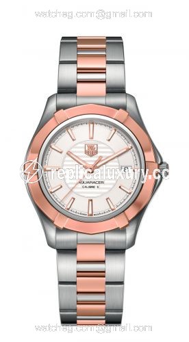 TAG Heuer Aquaracer 300M Calibre 5 40 Stainless Steel / Rose Gold / Bracelet WAP2150.BD0839