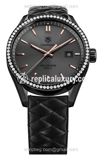 TAG Heuer Carrera Quartz 41 Titanium / Cara Delevingne Special Edition WAR101B.FC6367