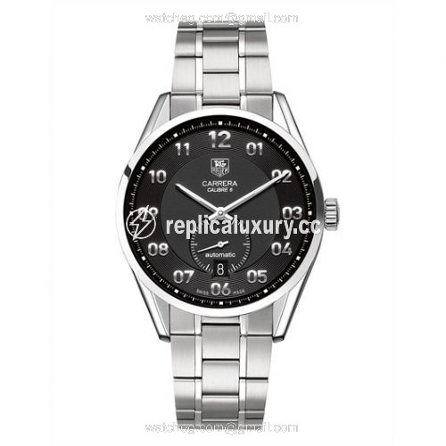 TAG Heuer Carrera Calibre 6 39 Stainless Steel / Black / Bracelet WAR2110.BA0787