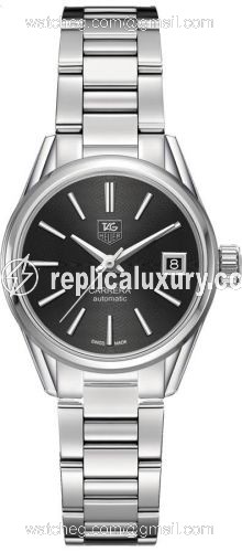 TAG Heuer Carrera Calibre 9 28 Stainless Steel / Black / Bracelet WAR2410.BA0776