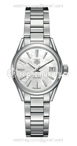 TAG Heuer Carrera Calibre 9 28 Stainless Steel / MOP / Bracelet WAR2411.BA0770