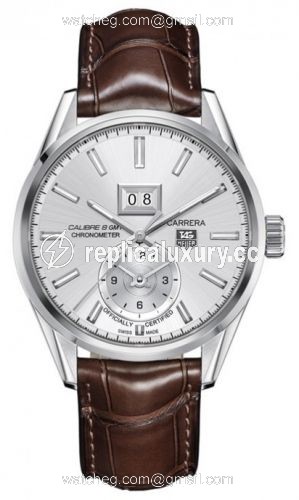 TAG Heuer Carrera Calibre 8 41 Stainless Steel / Silver / Alligator WAR5011.FC6291