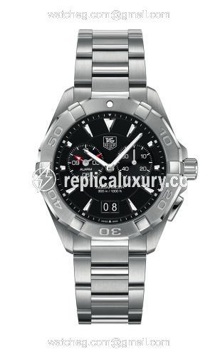 TAG Heuer Aquaracer 300M Alarm 40.5 Stainless Steel / Black / Bracelet WAY111Z.BA0910