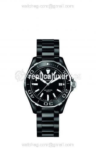 TAG Heuer Aquaracer 300M 35 Ceramic / Black / Bracelet WAY1390.BH0716