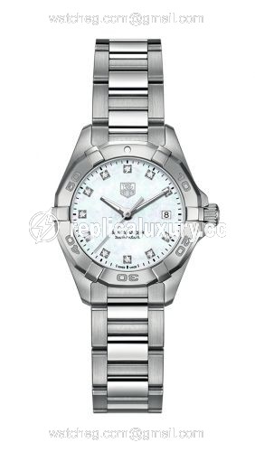 TAG Heuer Aquaracer 300M Quartz 27 Stainless Steel / MOP - Diamond / Bracelet WAY1413.BA0920
