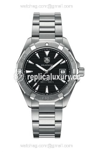 TAG Heuer Aquaracer 300M Calibre 5 40.5 Stainless Steel / Black / Bracelet WAY2110.BA0910