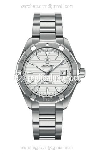 TAG Heuer Aquaracer 300M Calibre 5 40.5 Stainless Steel / Silver / Bracelet WAY2111.BA0910