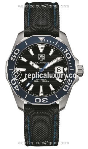 TAG Heuer Aquaracer 300M Calibre 5 41 Stainless Steel / Blue / Nylon WAY211B.FC6363