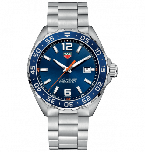 TAG Heuer Formula 1 Quartz 43 Stainless Steel / Blue / Bracelet WAZ1010.BA0842