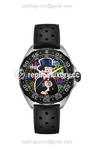 TAG Heuer Formula 1 Quartz 41 Stainless Steel / Alec Monopoly / Rubber WAZ1117.FT8023