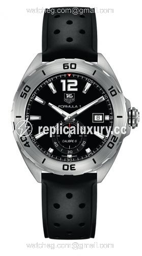 TAG Heuer Formula 1 Calibre 6 43 Stainless Steel / Black / Rubber WAZ2110.FT8023