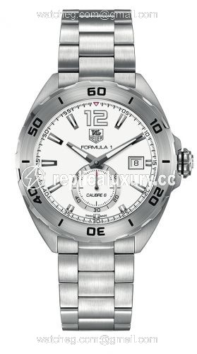 TAG Heuer Formula 1 Calibre 6 43 Stainless Steel / White / Bracelet WAZ2111.BA0875