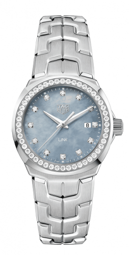 TAG Heuer Link Quartz 32mm Stainless Steel / Diamond / Blue MOP WBC1319.BA0600