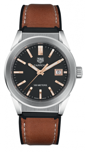 TAG Heuer Carrera Quartz 36 Stainless Steel / Black / Calf WBG1311.FT6116