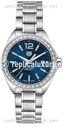 TAG Heuer Formula 1 Quartz 35 Stainless Steel / Diamond / Blue / Bracelet WBJ1316.BA0666