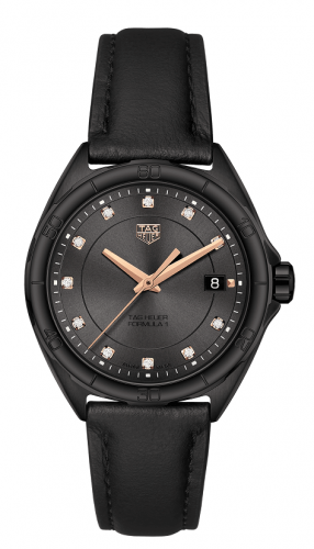 TAG Heuer Formula 1 Quartz 32 PVD / Black - Diamond / Calf WBJ1417.FC8234