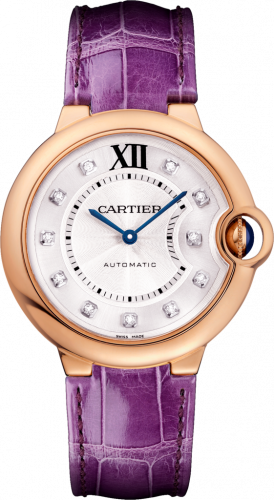 Cartier Ballon Blue de Cartier 36 Automatic Pink Gold / Diamond WE902028