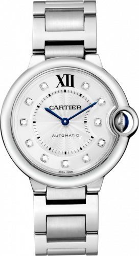 Cartier Ballon Blue de Cartier 36 Automatic Stainless Steel / Diamond / Bracelet WE902075