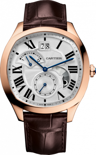 Cartier Drive de Cartier Second Time Zone Day / Night Pink Gold / Silver WGNM0005