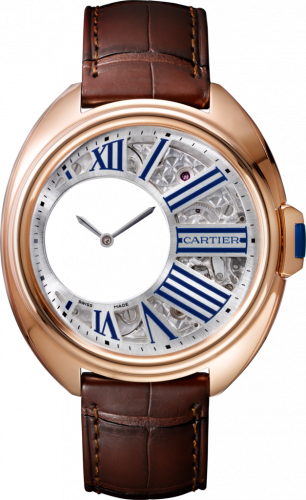 Cartier Cle de Cartier 41 Mysterious Hours Pink Gold WHCL0002