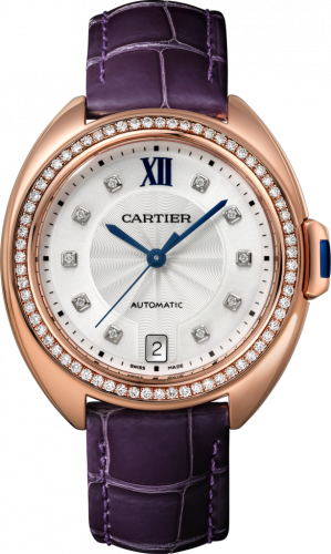 Cartier Cle de Cartier 35 Pink Gold / Diamonds / Purple WJCL0039