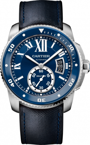 Cartier Calibre de Cartier Diver Stainless Steel / Blue / Rubber WSCA0010