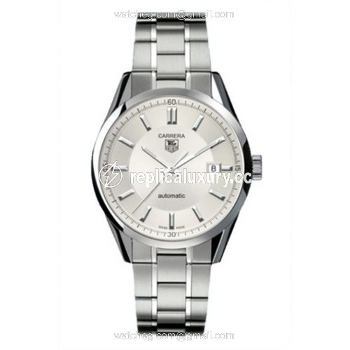 TAG Heuer Carrera Calibre 5 39 Stainless Steel / Silver / Bracelet WV211A.BA0787