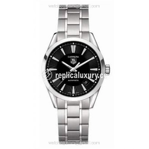 TAG Heuer Carrera Calibre 5 36 Stainless Steel / Black / Bracelet WV2213.BA0790